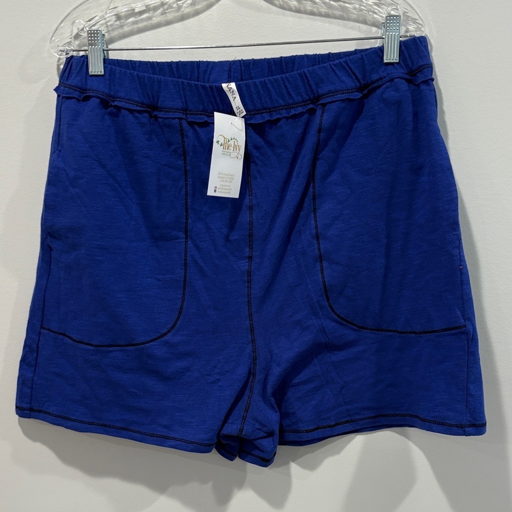 Zenana Outfitters Royal Blue Women's Athletic Shorts